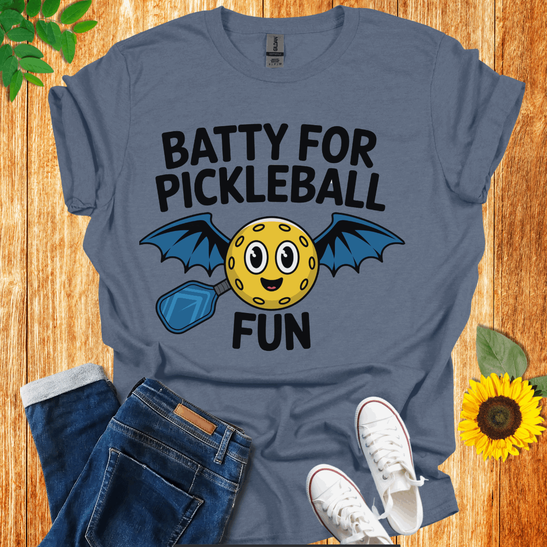 Batty for Pickleball  T-Shirt