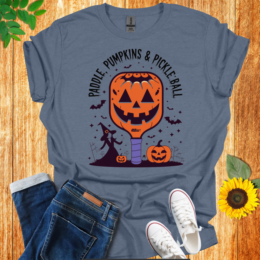 Pumpkin Paddle Pickleball T-Shirt