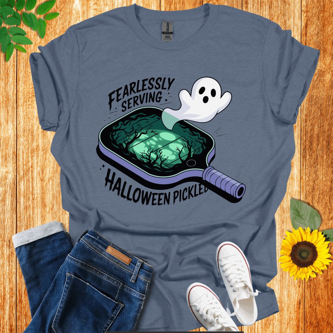 Haunted Paddle Pickleball  T-Shirt