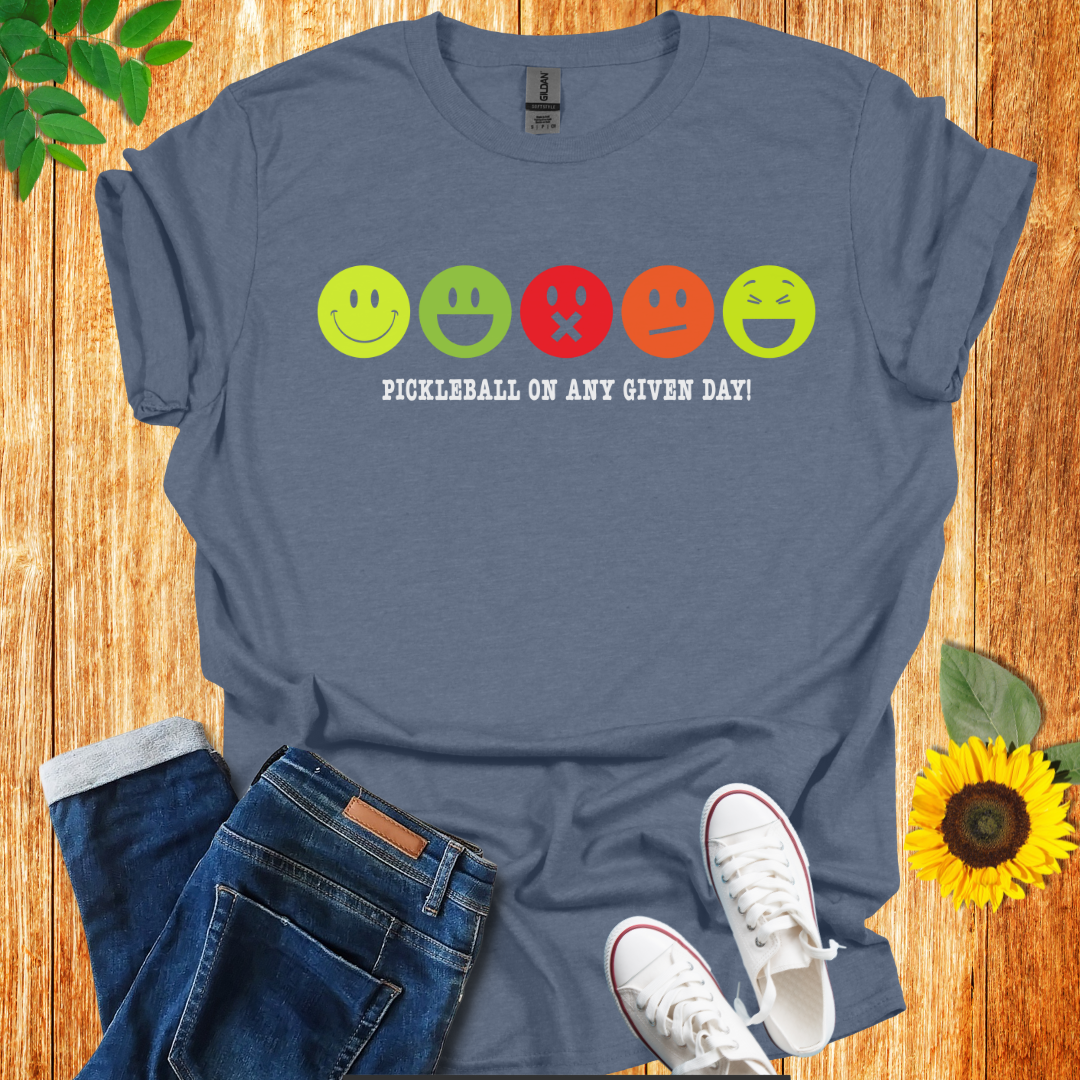 Pickleball Emotions T-Shirt