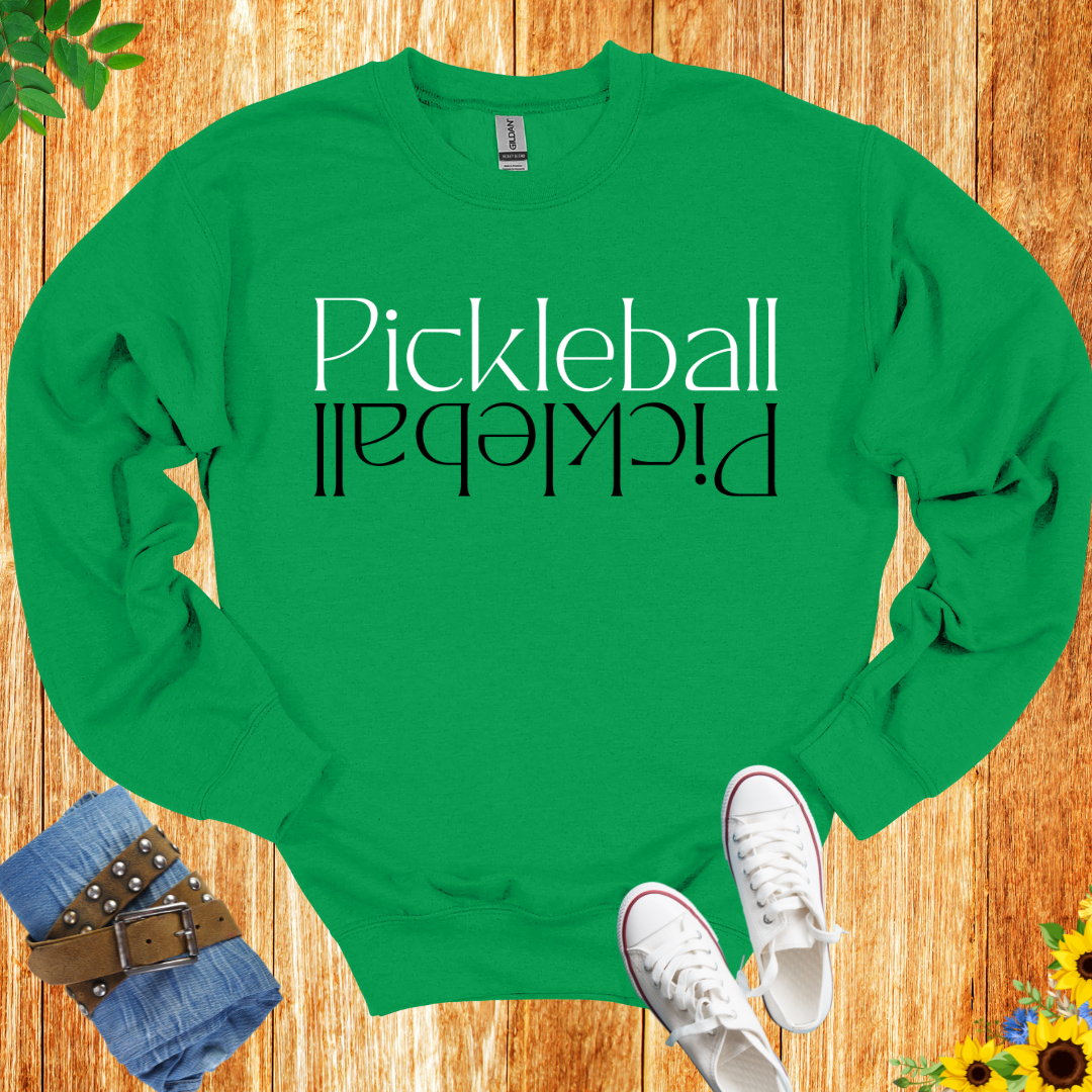 Pickleball Up Down Crewneck Sweatshirt