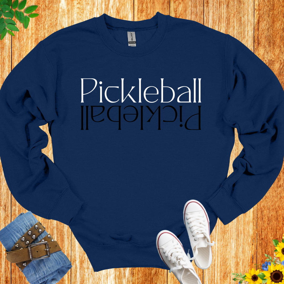 Pickleball Up Down Crewneck Sweatshirt