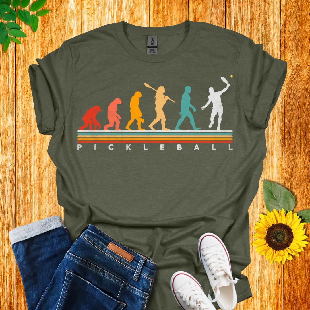 Pickleball Evolution Vintage T-Shirt