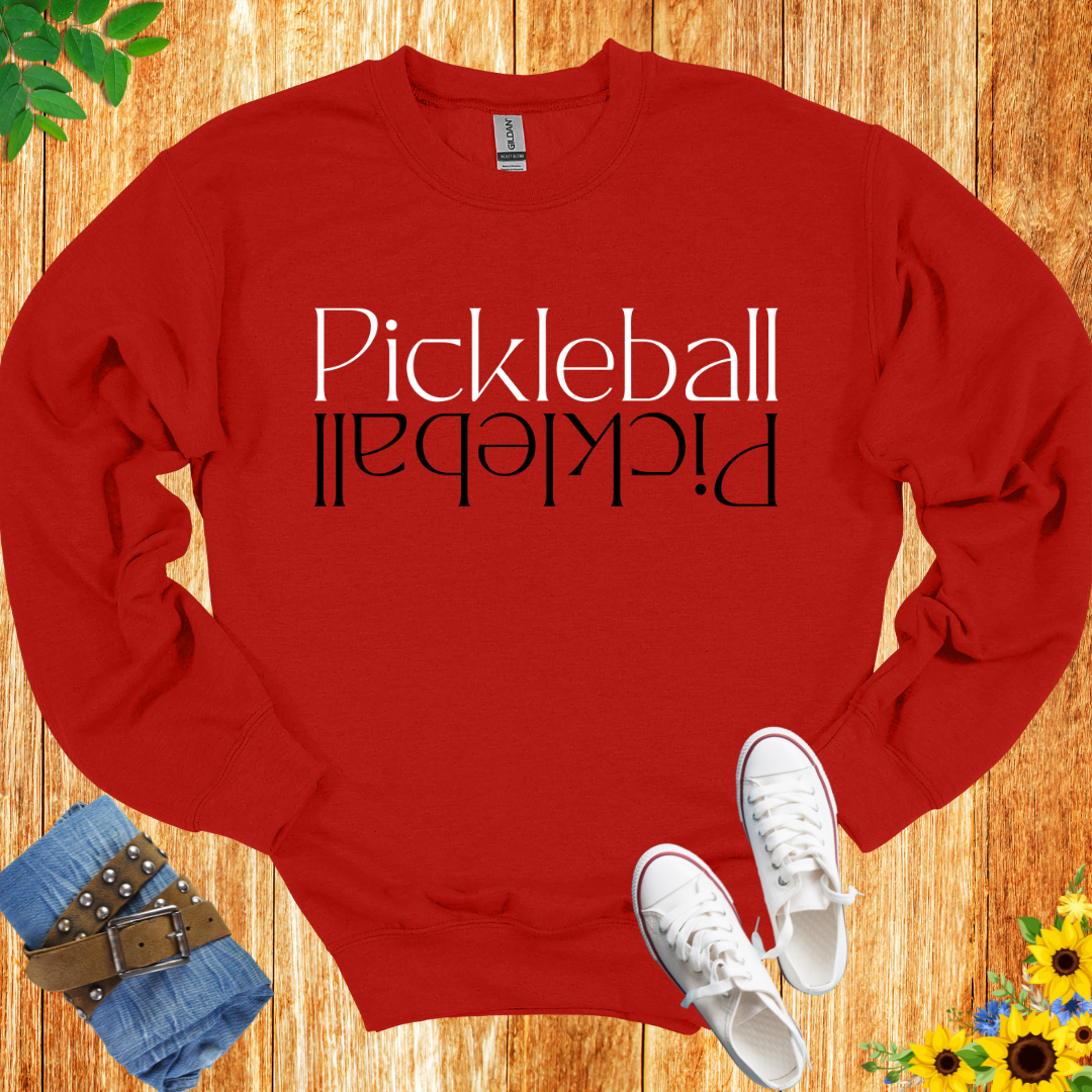 Pickleball Up Down Crewneck Sweatshirt