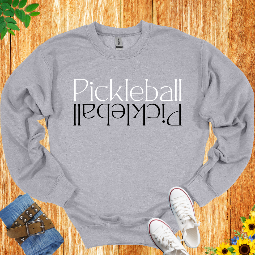 Pickleball Up Down Crewneck Sweatshirt