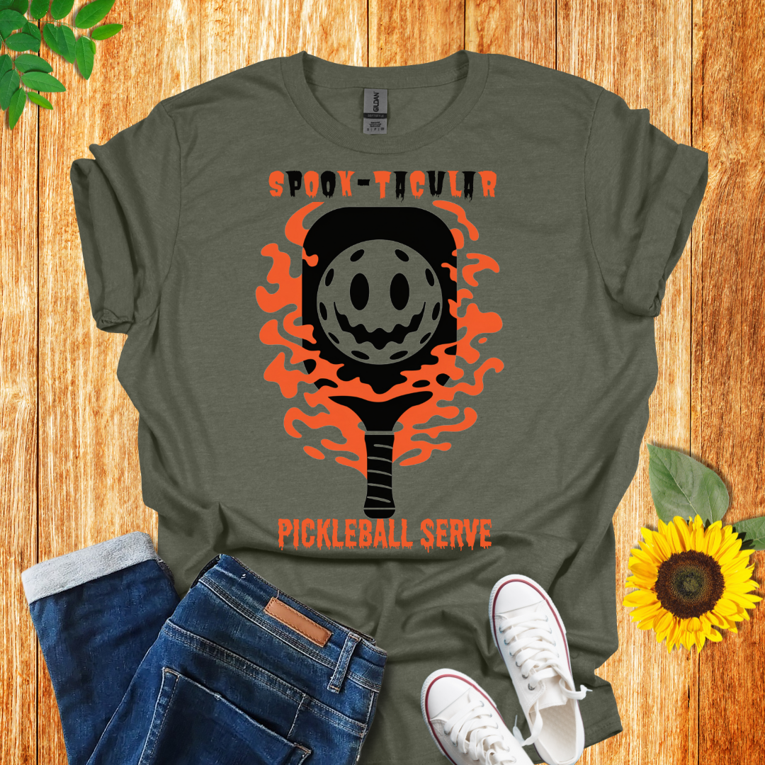 Spook-Tacular Pickleball Serve T-Shirt