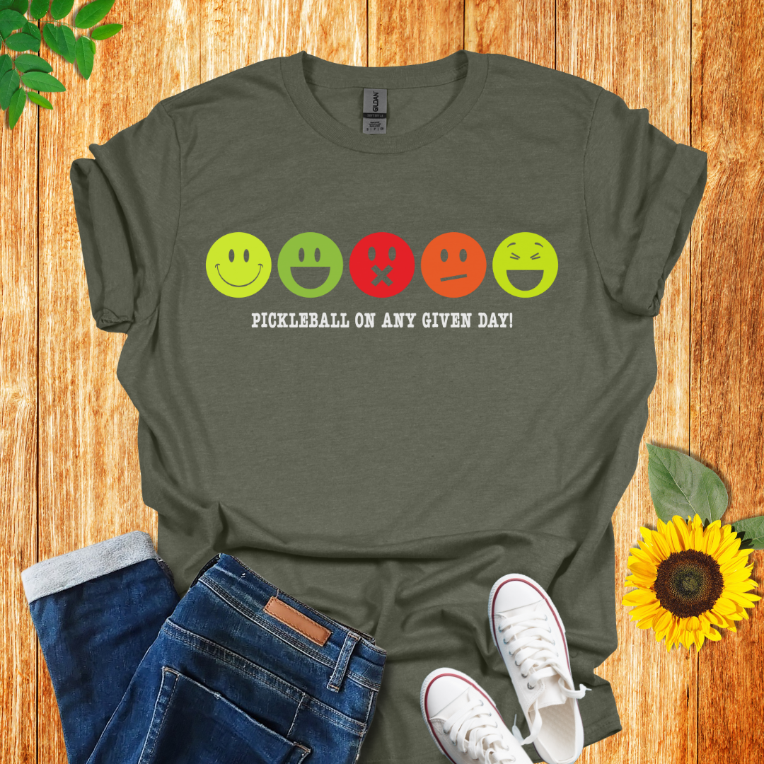 Pickleball Emotions T-Shirt