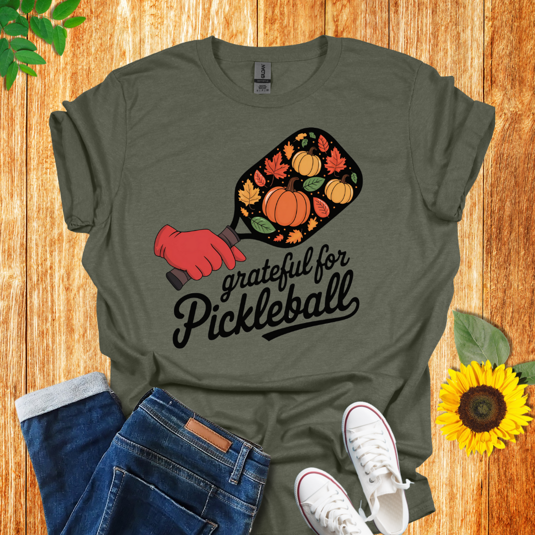 Grateful Pickleball Paddle T-Shirt