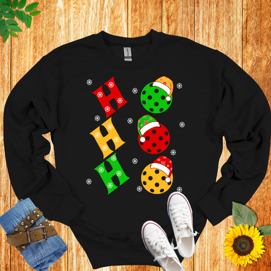 Ho Ho Ho pickleball Unisex  Crewneck Sweatshirt